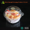 Clear transparent Single plastic cupcake container